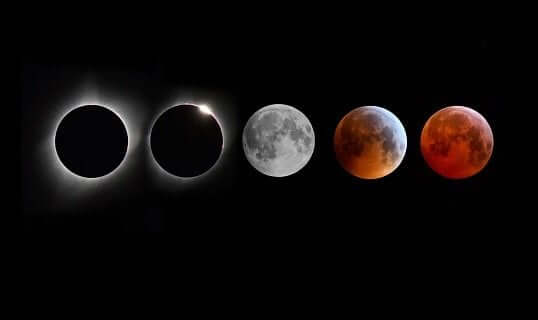 570 years later, the world saw a long lunar eclipse